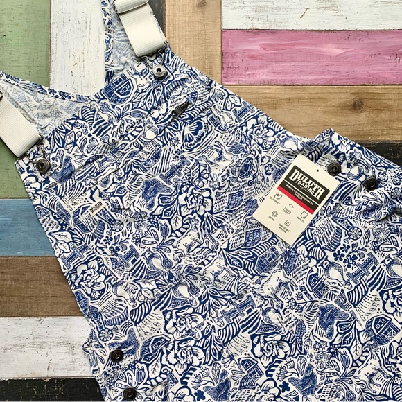 Duluth Trading Co Pants - NWT Duluth Small x35L Heirloom Gardening Bib Overalls Farm Toile Garden Outdoors